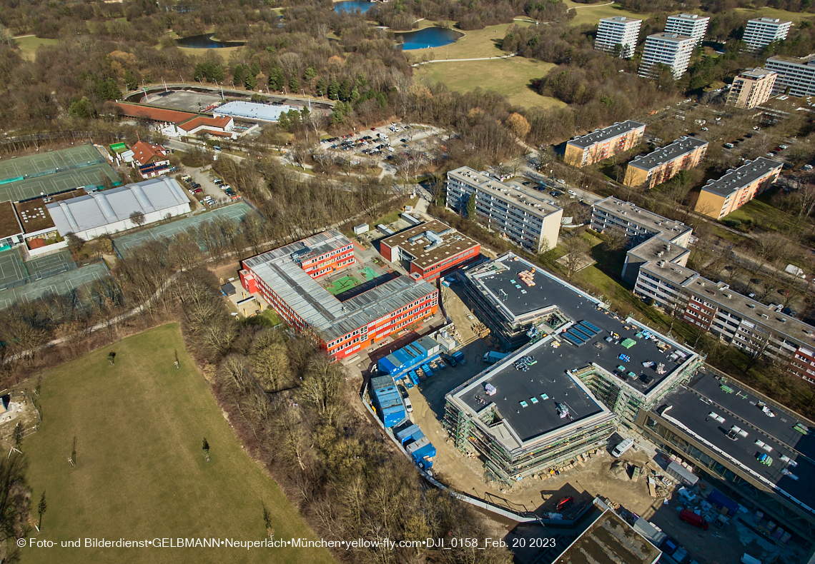 20.02.2023 -  Schulneubau am Strehleranger in Neuperlach